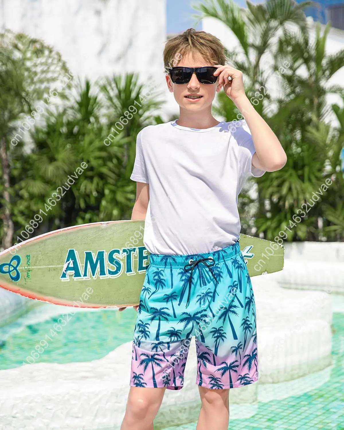 OlyPegic Boys Swim Trunks with - Swim Trunk Quick Dry review and price
