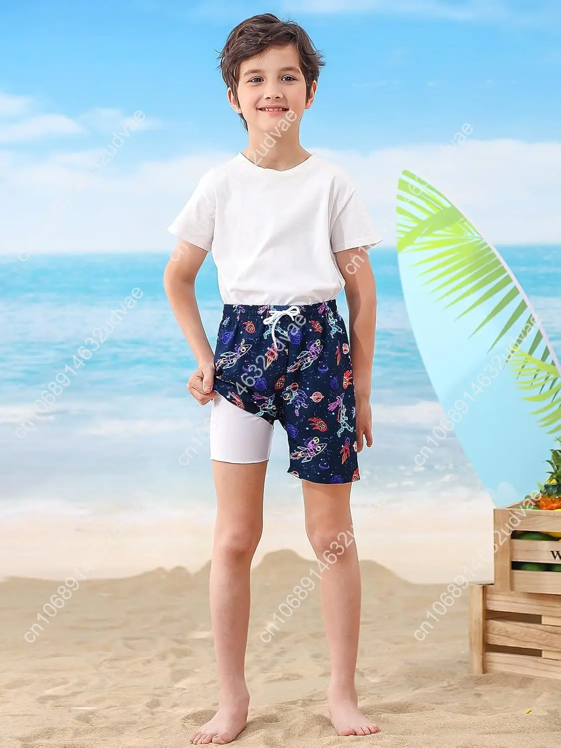 Little Boys Swim Trunks with B - Swim Trunk Quick Dry review and price